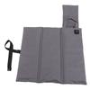 Heated Seat Cushion Polyester Comfortable Portable Folded Heated Seat Pad for Indoor Outdoor Grey