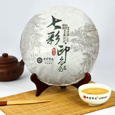 COLORFUL YUNNAN Impression Пуэр Пуэр Чайный торт 357г Китайский сырой Пуэр ШЕН