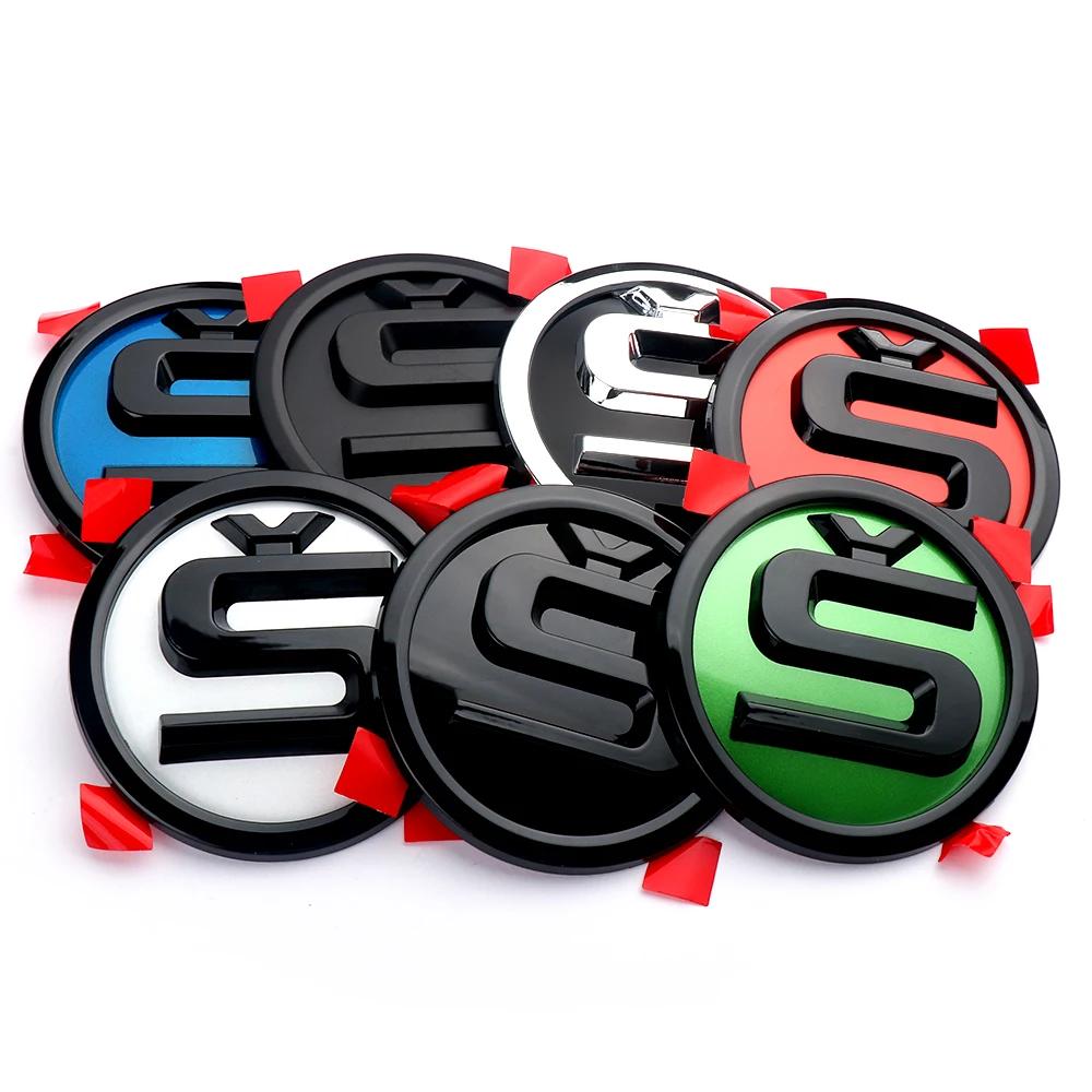 2025 New 1PC ABS 80/90/100mm Car Front Hood Bonnet Trunk Badge Sticker For Skoda S Yeti Octavia a5 a7 Karoq Fabia Kodiaq Rapid S