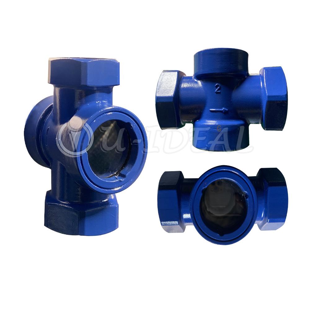 Customization Thread Stainless Steel Carbon Steel Sight Glass with Impeller ,Ball Sight Glass Indicator