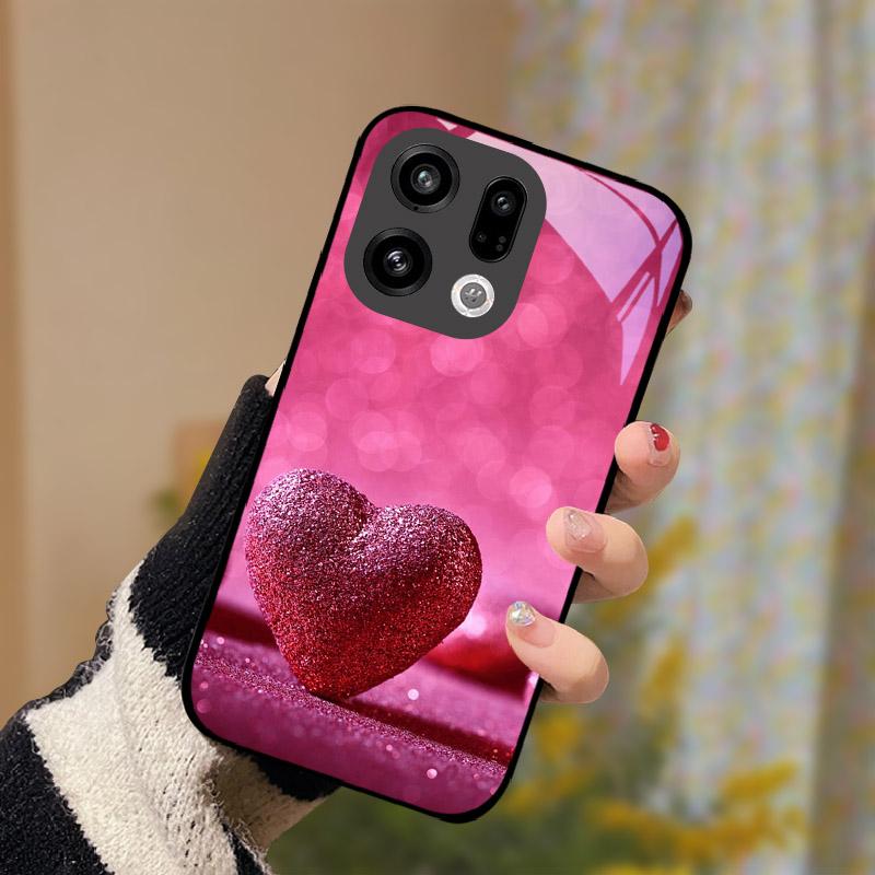 Чехол для Oppo Find X9 Pro Задняя крышка для OPPO FindX9 PLJ110 Закаленное стекло Чехол для телефона X9Pro Защита камеры Ударопрочный бампер