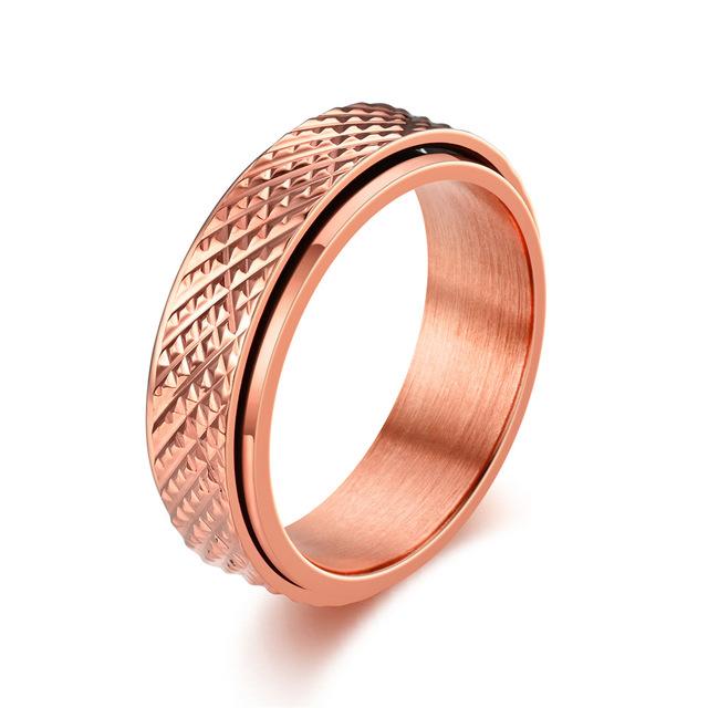 Модное 6 мм кожу дракона из нержавеющей стали, кольцо для беспокойства для женщин и мужчин, вращающееся антистрессовое кольцо для пары, ювелирное изделие, подарок