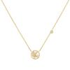 Gold Starry Mother-of-Pearl 925 Silver Necklace N065-05G