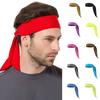 Ele-Head Tie Sports Headband Running Tennis Karate Pirates Stretch Moisture Wicking
