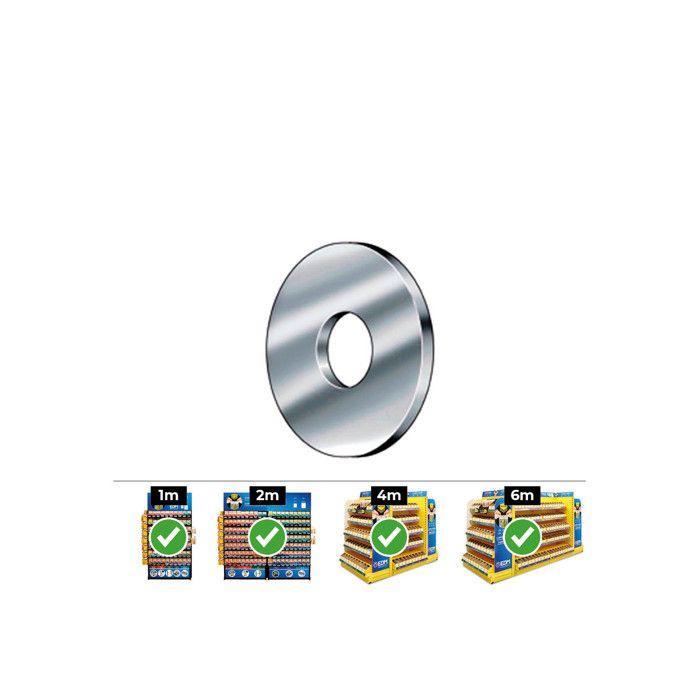 Rondelles Carrosserie - CELO - REF 9021 - 8mm - Acier Zingué - Boîte de 250