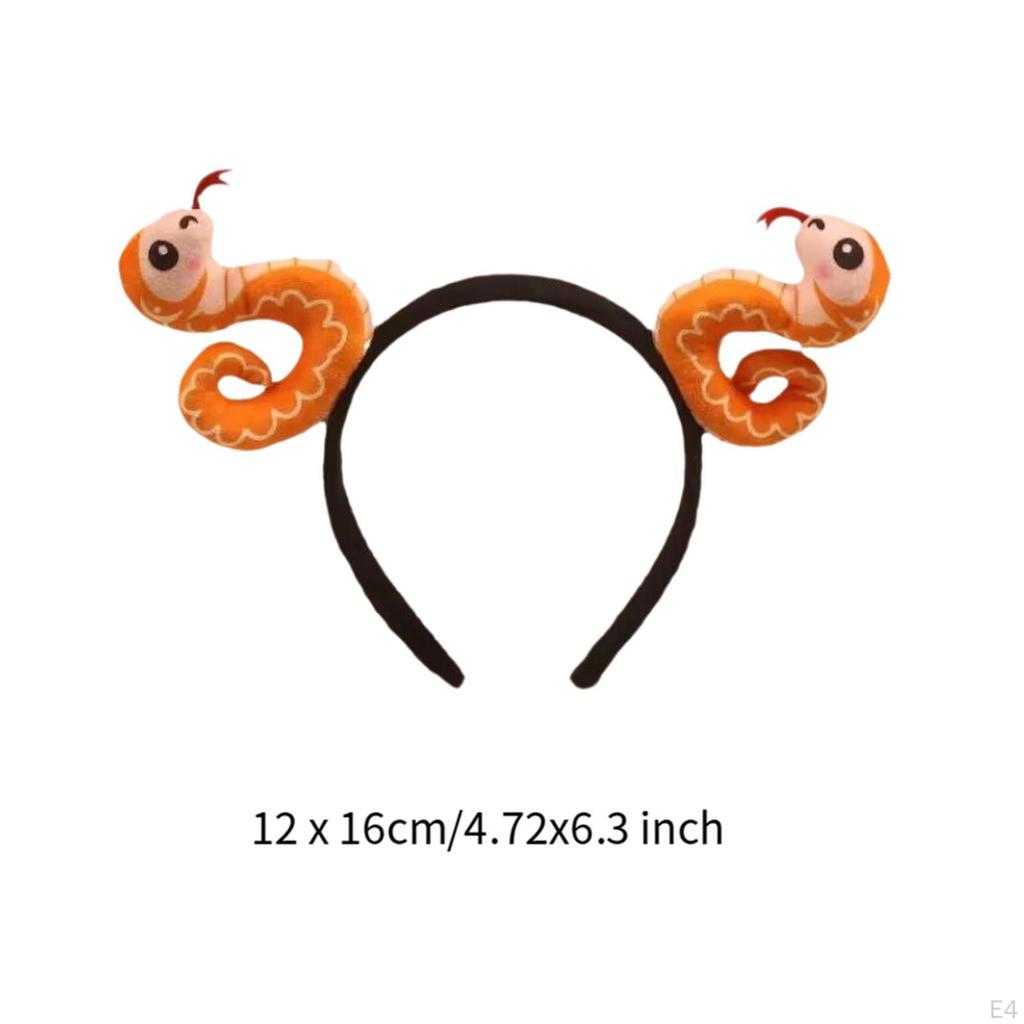 Snake Headband Cartoon Headpiece for Party Favor Role Play Birthday Performance