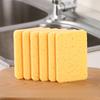 1Pcs Wood Pulp Dishwashing Sponge Wipe Thickened Oil-free Kitchen  Wipe Nano Durable Pot Brush Cleaning Cloth