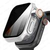 Чехол для часов Watch Series 9/8/7/6/5/4 SE 44 45 41 40 мм с закаленным стеклом Ultra Privacy