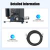 Двухсопловая машина CO2 для создания тумана, DMX512 и управление питанием, 150 Вт для сценических эффектов, создает дым высотой 6 м / 19,68 футов