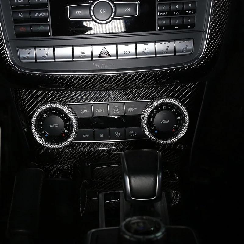 Авто AC климат-контроль кольцо ручки накладка для Mercedes Benz GLE GLK CLS GL M GLS SLK SL G class W166 X204 X166 автомобиля