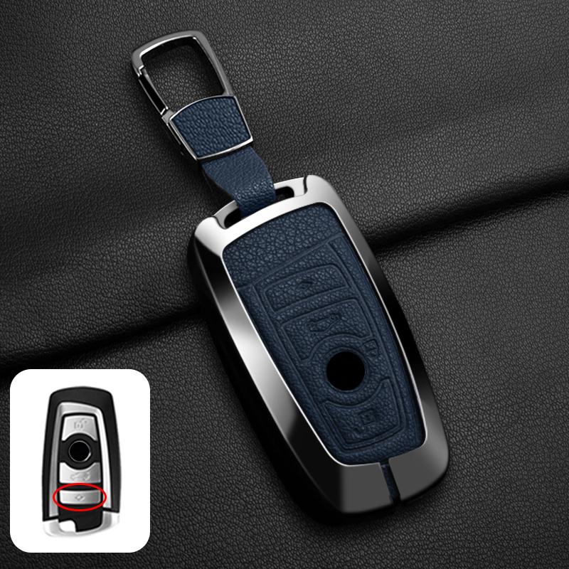 Interior Mouldings Car Zinc Alloy Key Case Cover Holder For BMW F30 F20 F10 F18 F22 F01 X3 X4 F06 F02 M3 M5 Protector Auto Keych
