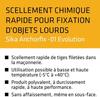 Résine époxy - Sika - 583484 - Scellement chimique rapide - 165 ml - Ton Pierre