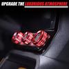 For Ford Ranger -2025 Red Volume Tune Knob Air Conditioner Knob Cover Trim