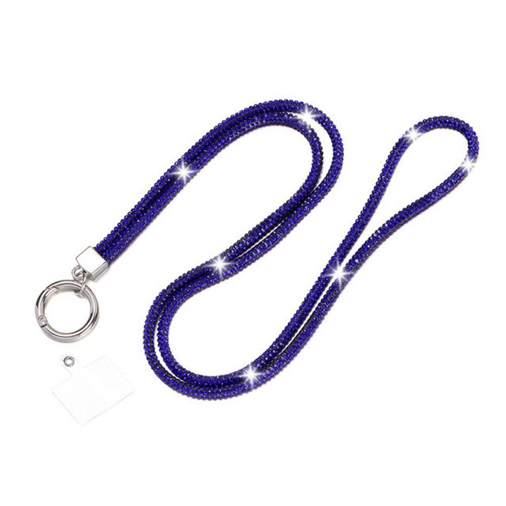 Ремешок для телефона со стразами, блестящий кристалл, шейный ремешок, ювелирные изделия для телефона