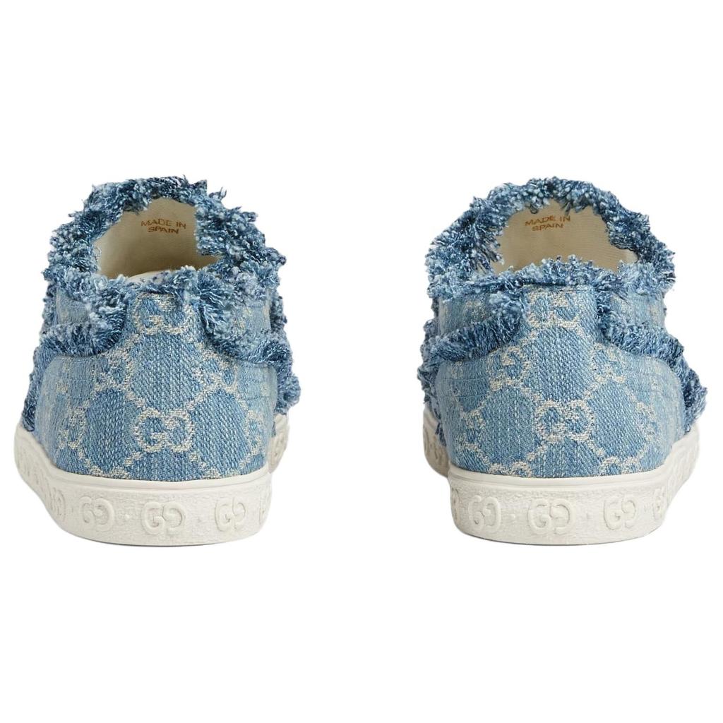 Gucci Женские кроссовки Gg 'Светло-синий деним' Женские 784213 ФАКТЫ 4644