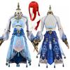  Genshin Impact Game Cos Suit Nilu Cosplay Blue Dress Female Western Region Dancer Suit Full Cosplay