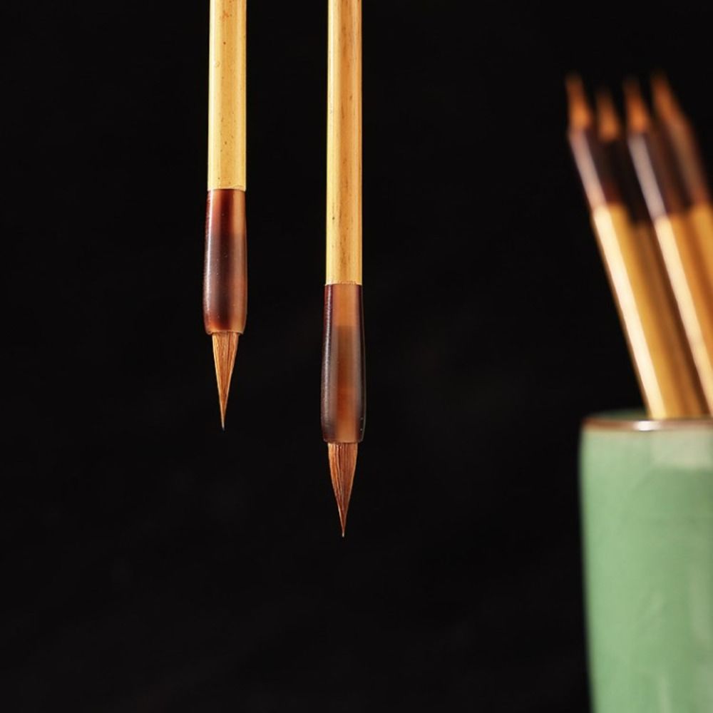 Кисть для письма из Священного писания из волчьей шерсти, масляная акварельная художественная кисть для рисования, класс китайской каллиграфии