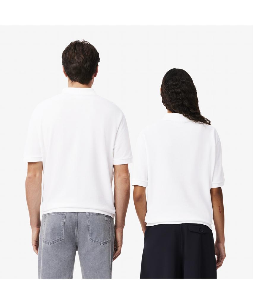 LACOSTE Men'S Boucle Branding Loose Fit Short Sleeve Polo Shirt Ph2751-55G 001