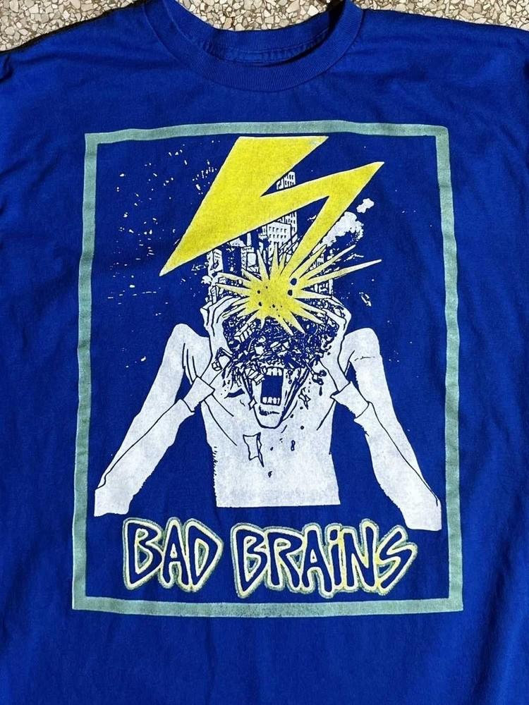 Bad Brains Band Blue Cotton All Sizes