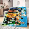 Dragon Ball Z Print Blanket Warm Comfortable Flannel Blanket Suitable for Bedrooms,Sofas, Beds,Chairs,Travel 16