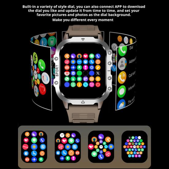 Умные часы с поддержкой Bluetooth, стабильное соединение, несколько режимов, мониторинг здоровья, спортивные часы, фитнес-трекер