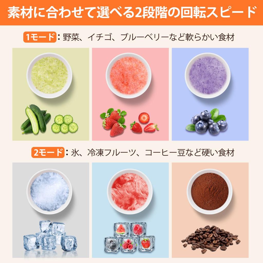 MOOKA LIFE Juicer Mixer Smoothie Multipurpose 3 Bottles Coffee Mill 6 Blades 450W High Power High Speed Rotation Easily Crush Ice Washable Easy to