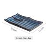 8.5 inch water ripple bamboo pattern starry sky blue