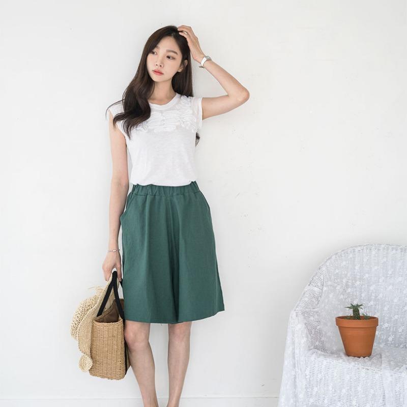 Женские шорты с эластичной резинкой на талии, однотонные шорты с карманами, свободные шорты, спортивные шорты, повседневные летние спортивные шорты, удобные шорты