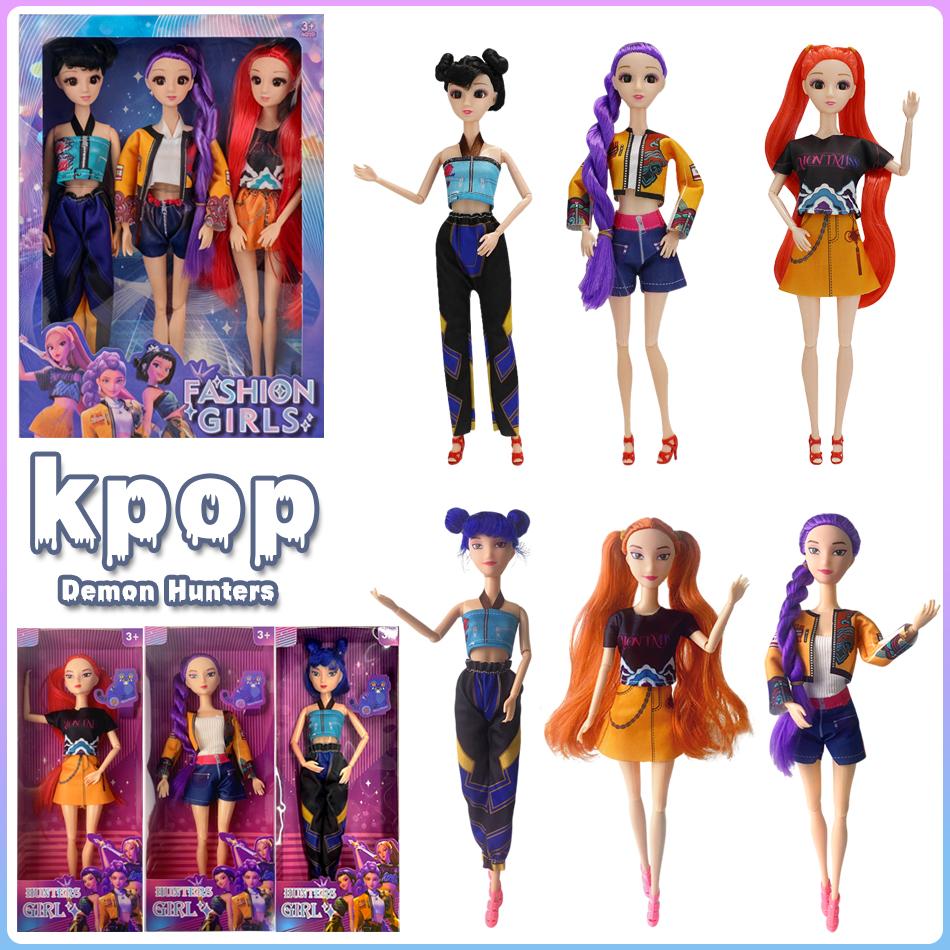 Новый Kpop Охотники на демонов Аниме Руми Мира Зои Фан-клуб мерчендайз фигурка персонаж подарок день рождения подарки 11 шарниров Развлекательный Игра Безопасный