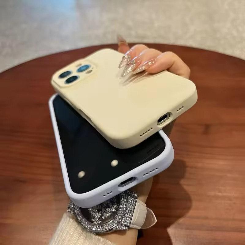 Мягкий жидкий силиконовый чехол с кнопкой управления камерой для iPhone 16 Pro Max, тонкий флисовый защитный чехол для камеры