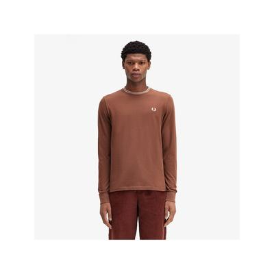 [подлинная HeadquarTers] Fred Perry [базовая версия] Футболка с длинным рукавом Twin Tip W52 Afpm2439602 W52 qzgAfpm2439602 W52