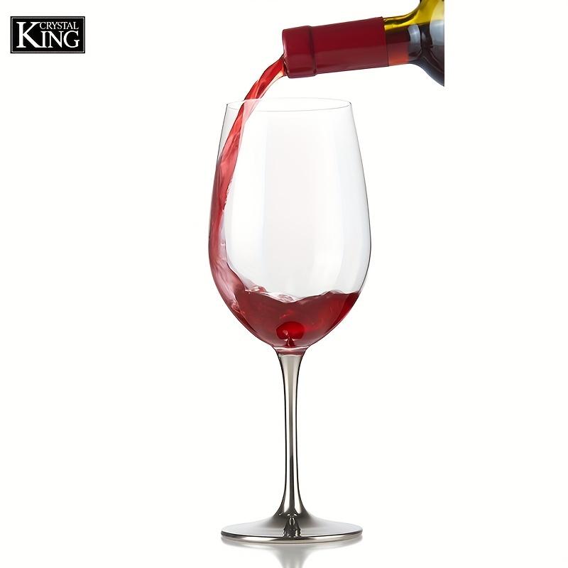 4 шт./компл. KING CRYSTAL хрустальные бокалы для белого или красного вина в итальянском стиле для дегустации вин, годовщина свадьбы или Рождество, кристально чистое стекло премиум-класса Lo
