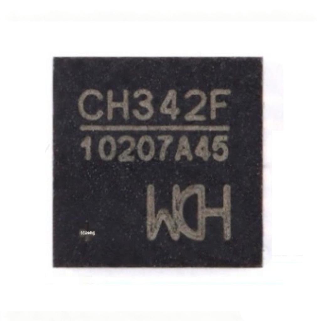 CH342F QFN-24 USB to Dual Serial Port Chip - New Original
