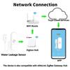 Tuya Zigbee Water Leakage Sensor Flood Leak Alarm Detector Smart Home Security Protection System Smart App Remote Control Alexa