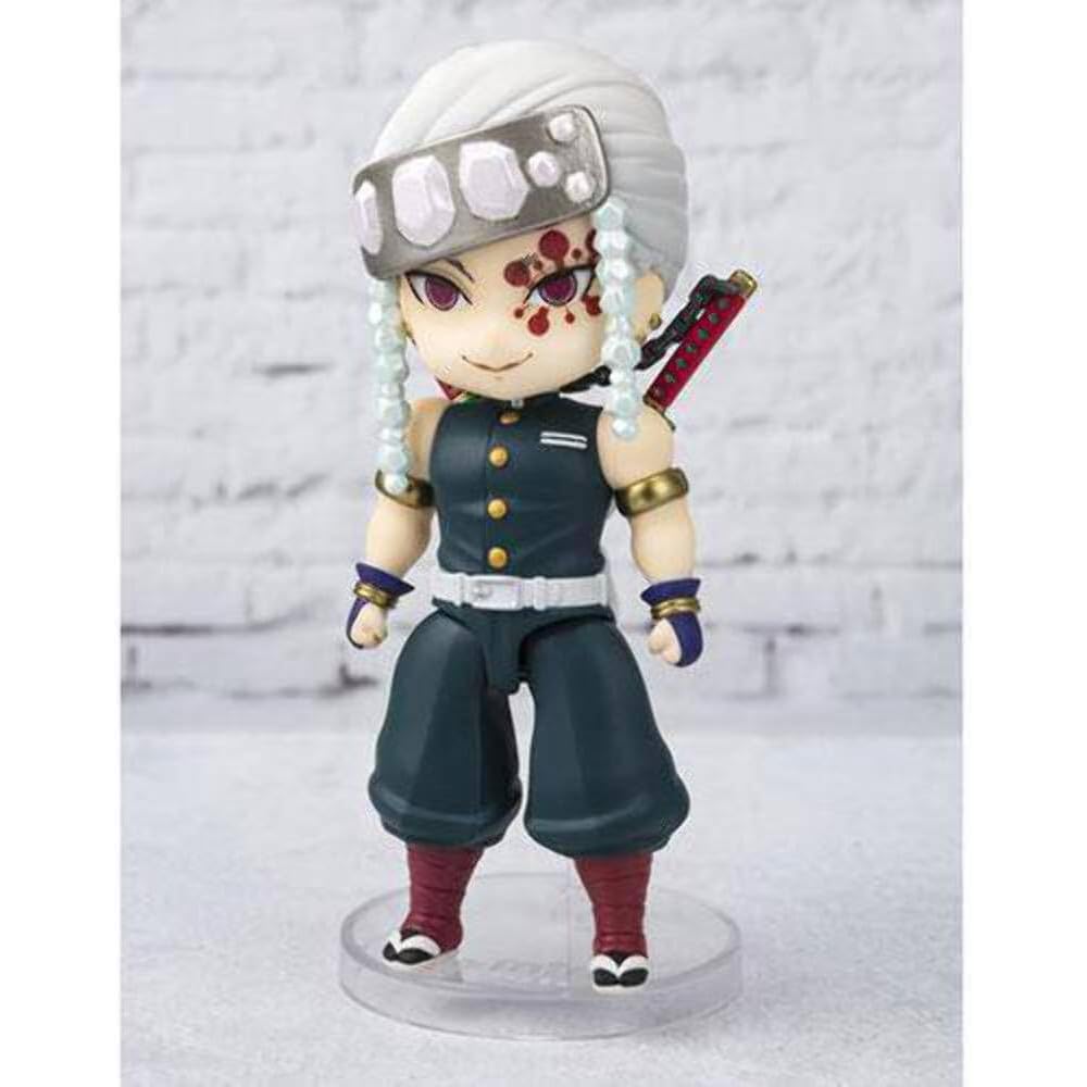TAMASHII NATIONS Figuarts mini Клинок, рассекающий демонов Тенген Узуй 100 мм ПВХ АБС Раскрашенная фигурка