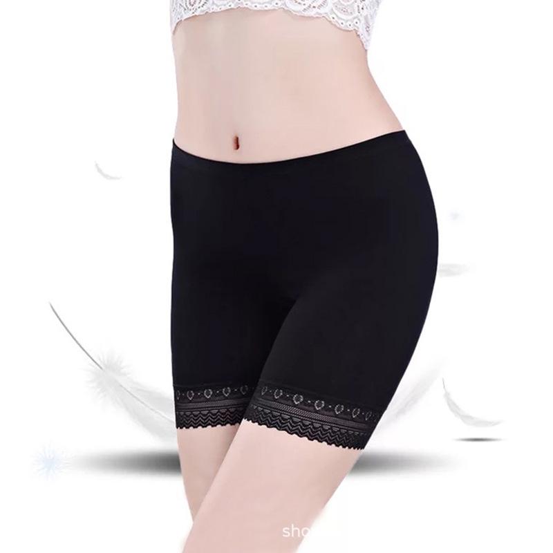 Четыре размера женские большие размеры модал анти-воздействие летние защитные брюки 3/4 с высокой талией