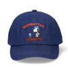 X Коллаборация PEANUTS Джинсовая кепка Шляпа Snoopy DENIM CAP [Manhattan Portage] (071 Военно-морской флот)