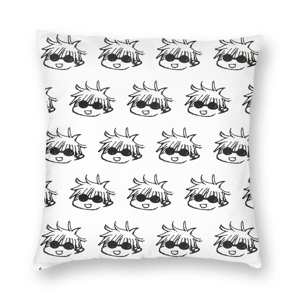 Чехол для подушки с принтом из аниме Jujutsu Kaisen, полиэстер, декоративная наволочка JJK Manga, для дома, квадратный 40x40 см