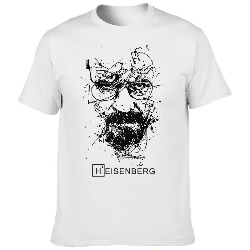European and American Creative Breaking Bad Heisenberg T-shirt TV Series Printing Men's Street Fashion T-shirt Casual Top