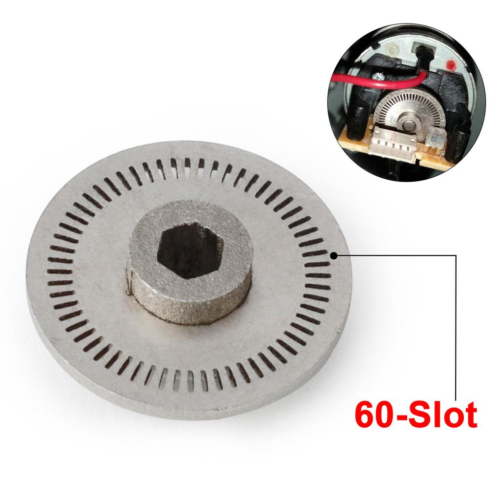 60 Slot Simulator Steering Wheel Optical Encoder Replace Accessories Upgrade For Logitech G25 Old G27 Driving Force GT Systems