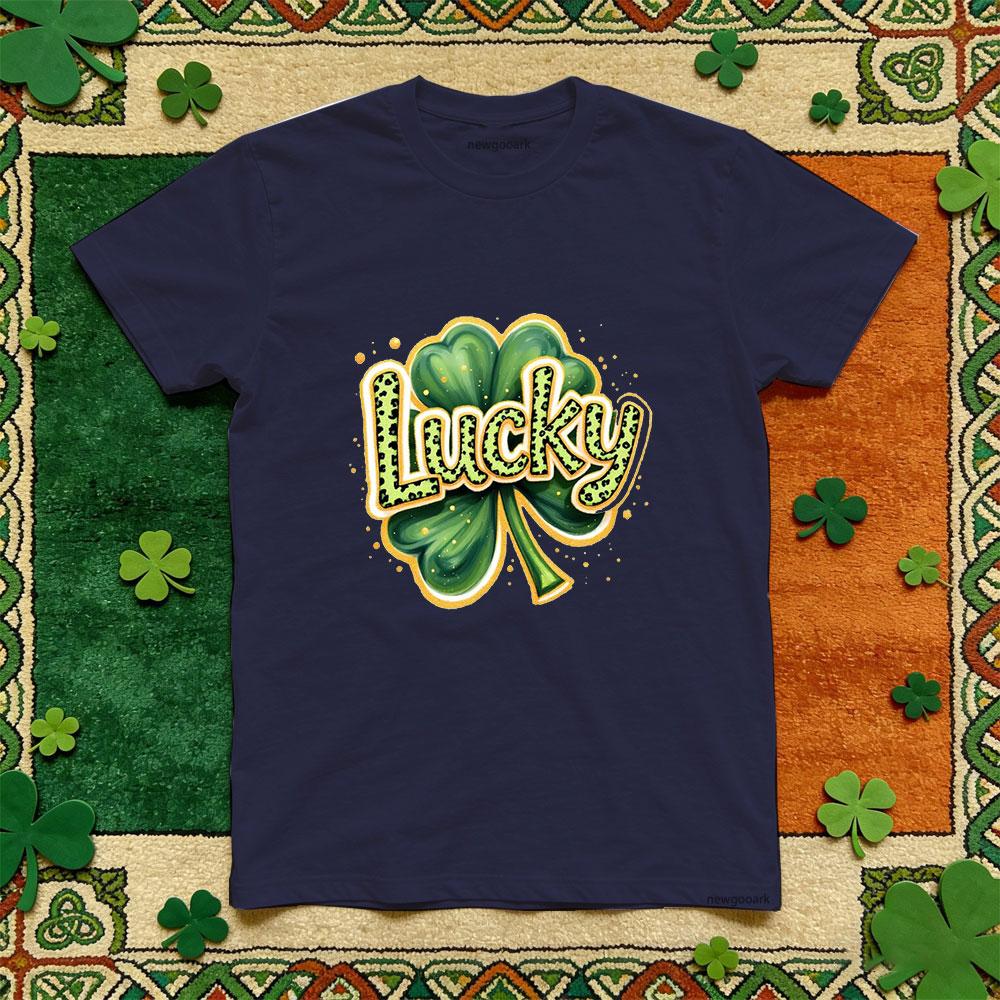 St Patricks Day lucky Irish 317t shirt green cotton funny festival graphic t shirts Casual Unisex Adult woman man Party tee