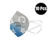 10pcs FFP2 Folding Disposable Color Dust Mask Respirator 5-Layer Filter Football For Polishing Daily Haze Safety Protection