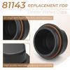 2 Pack 81143 For Dexter Vortex Replacement Caps, K71-G01-73, 21-261, 48355V Replacement Hub Dust Cap W/O-Ring For Trailer, Boat & Other Hub Kits