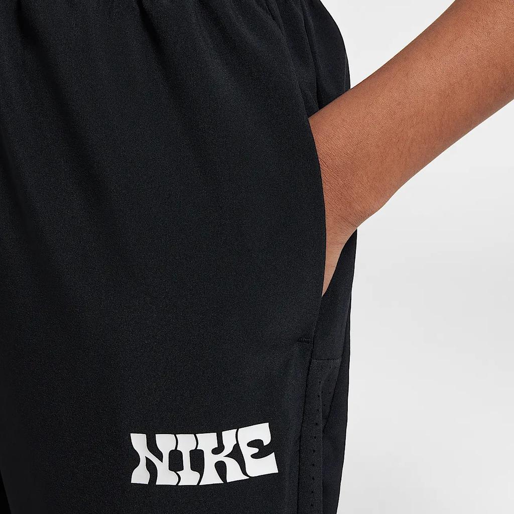 Nike Dri Fit Moderate Full Length Pants All Black Kids' IF0604-010