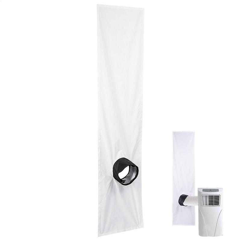 2M/3MAC Window Vent Kit Waterproof Air Conditioner Sealing Cloth Windproof Air Conditioning Baffle AC Window Seal
