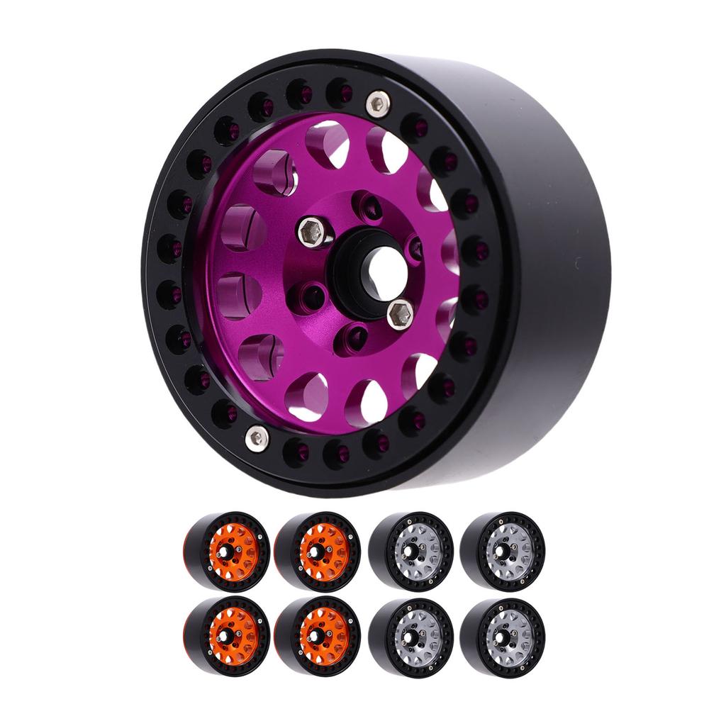 4pcs 1.9 Inch RC Wheel Hub RC Accessories Aluminum Alloy Wheel Hub for 1/10 RC Crawler Car