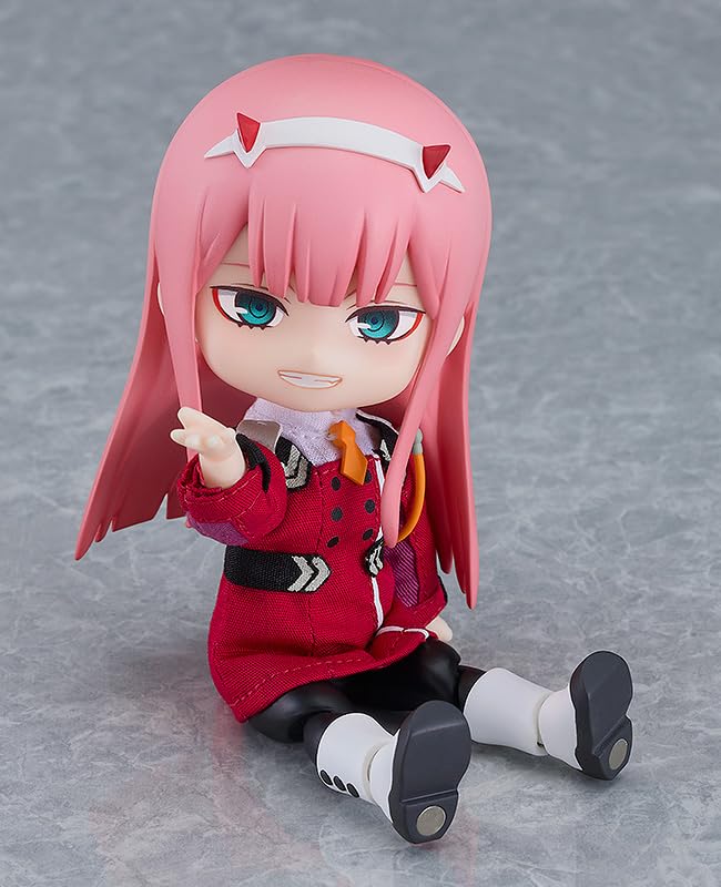 Кукла Нендороид Darling in the Franxx Зеро Ту и Пластиковая Покрашенная Подвижная Фигурка Без Масштаба Ткань, Магнит,