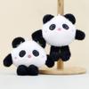 Charming Cute Giant Panda Plush Toy Keychain Ultra-soft Stuffed Animal 14cm