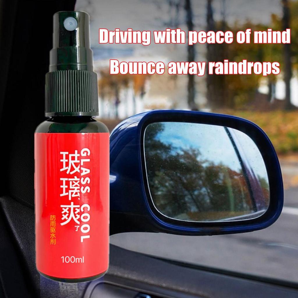 Car Waterproof Spray Effective Glass Anti-Rain Agent Vehicle Rainproof Spray Wear-Resistant Mirror Nano Coating For Automobiles