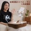 Ранний держатель-подушка для планшета iPad Laptop kindle с подставкой для закусок для кровати, дивана, кресла, с зажимом, вращающимся на 360°, подходит для 4,7-13 дюймов